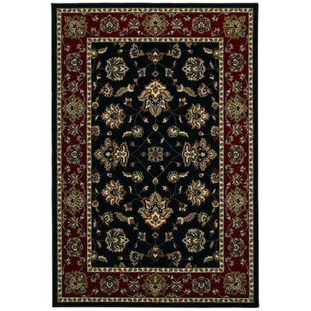 Sphinx By Oriental Weavers Area Rugs, Ariana 623M3 8X11 Rectangle - Black/ Red-Polypropylene A623M3240330ST